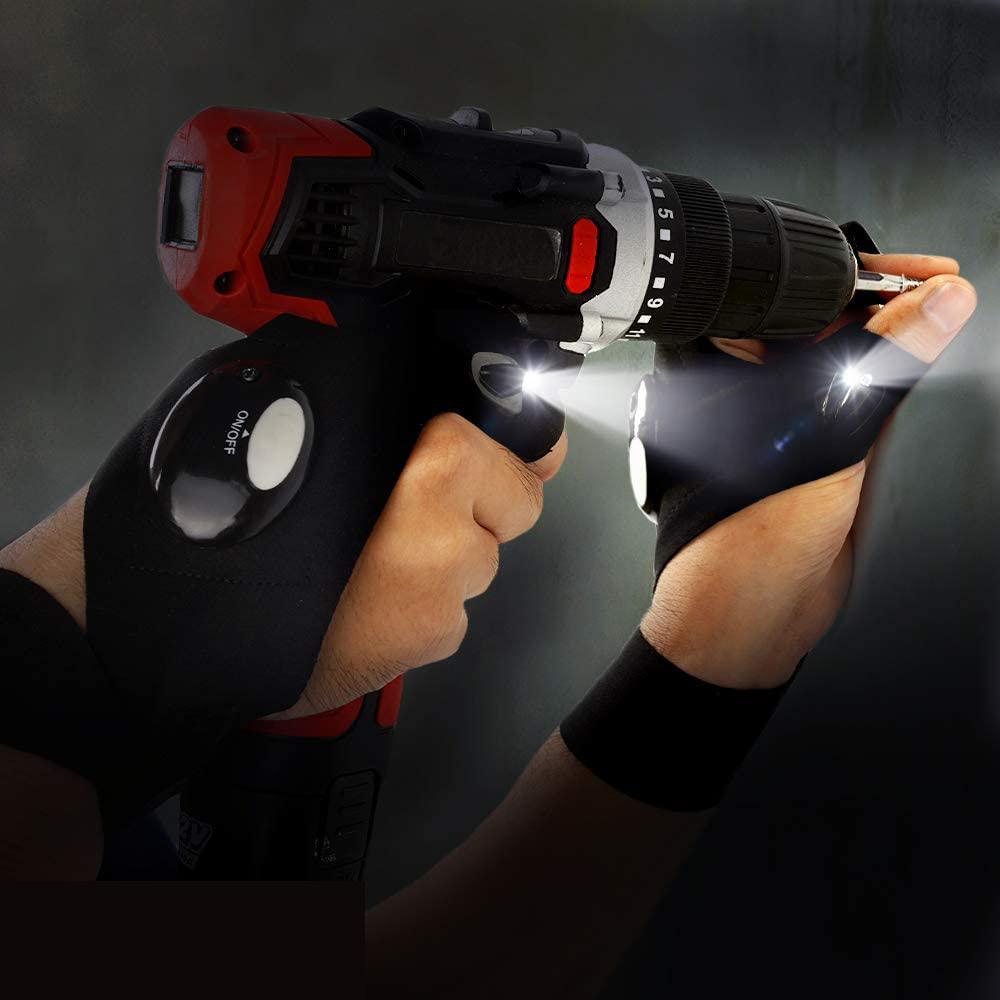 Blinko Flashlight Gloves – Illuminate Your Hands for Every Task!