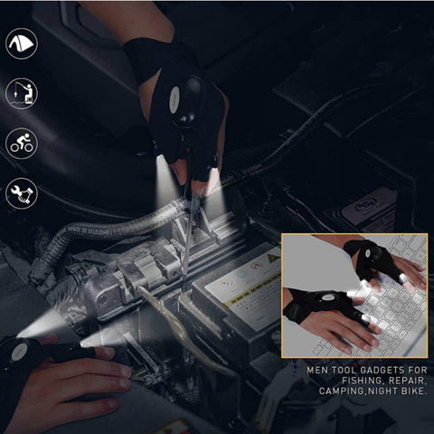 Blinko Flashlight Gloves – Illuminate Your Hands for Every Task!